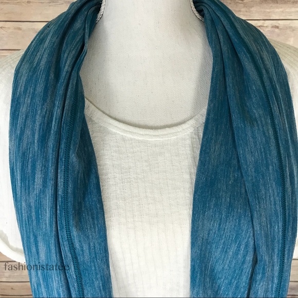 NWT LULULEMON VINYASA SCARF HEATHERED TOFINO HTOF - Picture 5 of 7